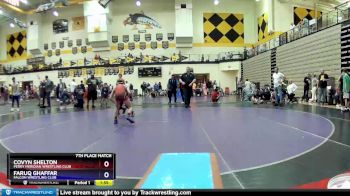 106 lbs 7th Place Match - Covyn Shelton, Perry Meridian Wrestling Club vs Faruq Ghaffar, Falcon Wrestling Club