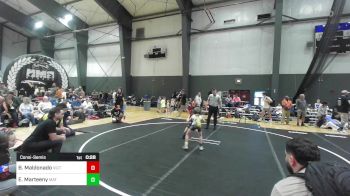 54 lbs Consolation - Benjamin Maldonado, Victory Wrestling-Central WA vs Eli Marteeny, Mat Rats Rebooted