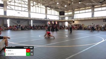 74 lbs Semis (4 Team) - Cidney Schaffer, Team Pennsylvania vs Hadley Vold, Wisconsin Red