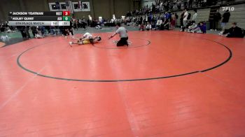 132 lbs 5th Place Match - Jackson Yeatman, Westmoore vs Kolby Quint, Arkansas City