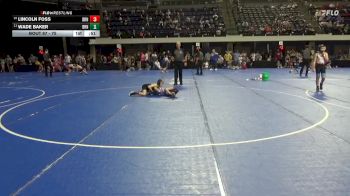 75 lbs Cons. Round 3 - Lincoln Foss, Pursuit Wrestling Minnesota vs Wade Baker, Team Apex