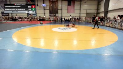 113 lbs Rr Rnd 1 - Grayson Stroupe, Wrecking Crew Wrestling Club vs Brendan Stoutenburg, Journeymen Wrestling Red