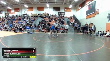 120 lbs Cons. Semi - Tyler Turnbaugh, Ontario vs Bronko Braun, Indian Valley