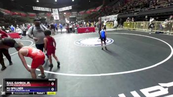 63 lbs Cons. Round 2 - Raul Gamboa Jr., Delano Diablos Wrestling vs Mj Spillner, USA Gold Wrestling Club