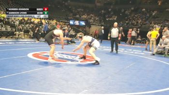 190 Class 3 lbs Cons. Round 3 - Jameson Lyons, Belton vs Korben Johnson, Warrenton