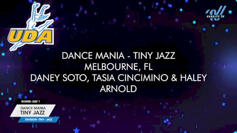 Dance Mania - Tiny Jazz [2025 Tiny - Jazz Day 1] 2025 UCA & UDA All Star National Championship