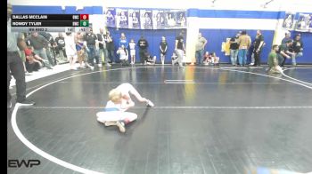 46 lbs Rr Rnd 2 - Dallas McClain, Berryhill Wrestling Club vs Rowdy Tyler, Berryhill Wrestling Club
