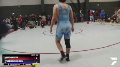 190 lbs Champ. Round 1 - Morgan Neill, WA vs Woodrow Henson, CA