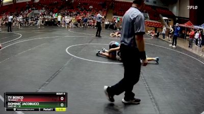 110 lbs Round 2 (6 Team) - Dominic Jacobucci, Lake WC vs Ty Bosco, TB Legacy