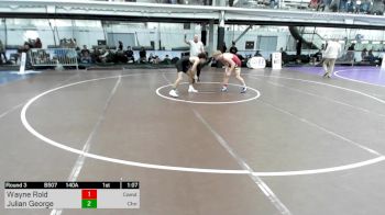 140A lbs Rr Rnd 3 - Wayne Rold, Camden Catholic vs Julian George, Christian Brothers Academy