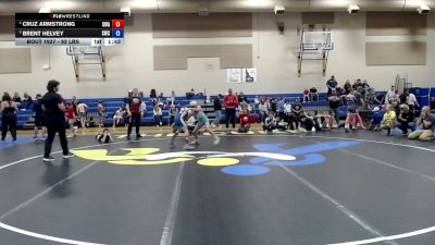92 lbs 1st Place Match - Cruz Armstrong, Sublime Wrestling Academy vs Brent Helvey, Suples Wrestling Club