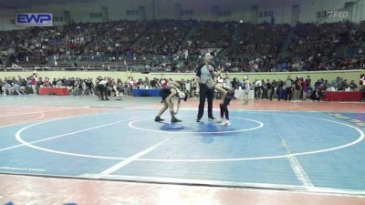 80 lbs Round Of 64 - Gunner Lankford, Hobart Bearcats vs Corbin Byers, Crossings Christian School