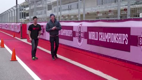 Beer Mile Going Down on a Formula One Track!