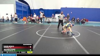 56 lbs Quarterfinal - Gavin Bosco, Archbold vs Bayden Evans, Junior Pather WC