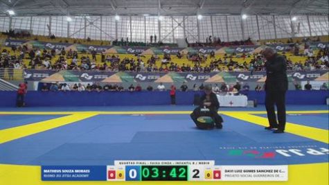 DAVI LUIZ GOMES SANCHEZ DE CASTR vs MATHEUS SOUZA MORAES 2026 FPJJ Circuito Paulista GI Etapa 3
