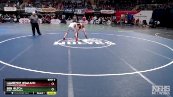 140 lbs Cons. Round 3 - Ben Milton, Nome High School vs Lawrence Howland, Hoonah City Schools