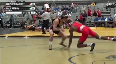 125lbs Quarter-finals Nahshon Garrett (Cornell) vs. Paul Petrov (Bucknell)