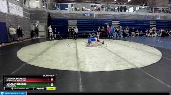 152/165 Round 1 - Gracin Dennis, Individual vs Laura Meyers, Hermiston Wrestling
