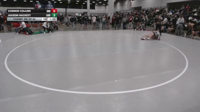 106 lbs Champ. Rd Of 64 - Jaxson Hackett, Lake Gibson High School Wrestling vs Connor Collins, Backyard Brawlers Midwest