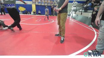 61 lbs Consolation - Jaxyn McCallie, Berryhill Wrestling Club vs Easton Barnes, Morris Wrestling Association