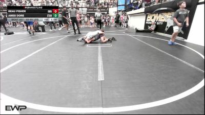 85-90 lbs Rr Rnd 2 - Beau Fisher, HURRICANE WRESTLING ACADEMY vs Ames Dore, Standfast OKC