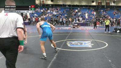 157 lbs Consi Of 32 #1 - James Kosza, MI vs Miles Lesley, GA