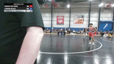 175 lbs Mason Van Ness, North Carolina Blue vs Carter Black, California Silver