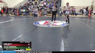 120 lbs Cons. Round 1 - Luke Kelly, Alexandria vs Ethan Swenson, Zimmerman Wrestling Club