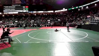 55 lbs Cons. Round 2 - Nathan Cahill, HHY1 vs Nate Rotsaert, WSW1