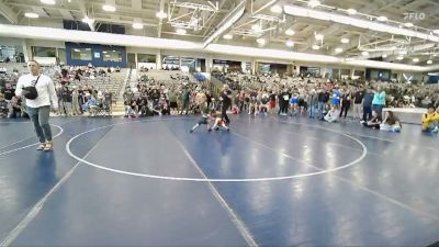 38 lbs Cons. Semi - Amos McCoy, Charger Wrestling Club vs Roman Lazo, Talons Wrestling Club