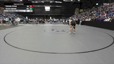 165 lbs Cons. Round 2 - Brodie Pipkin, Spring Hill HS vs Elijah Means, Wichita-Bishop Carrol