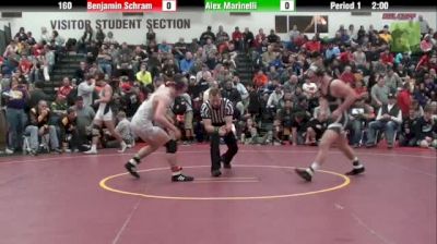 160lbs Quarter-finals Alex Marinelli (St. Paris Graham) vs. Ben Schram (Bellbrook)