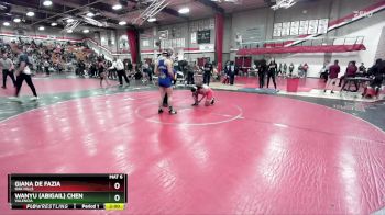 110 lbs Champ. Round 1 - Wanyu (Abigail) Chen, Valencia vs Giana De Fazia, Oak Hills