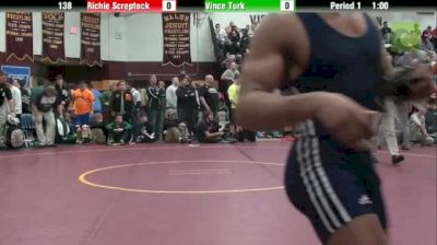 138lbs 3rd Place Match Vince Turk (Montini) vs. Richie Screptock (Clay)