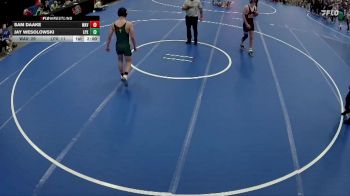 175 lbs Quarterfinals (8 Team) - Sam Daake, Waverly vs Jay Wesolowski, Lincoln Pius X