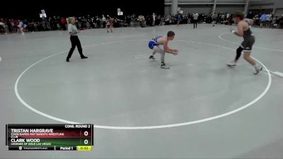 165 lbs Cons. Round 2 - Tristan Hargrave, Coon Rapids Mat Bandits Wrestling Club vs Clark Wood, Legends Of Gold Las Vegas