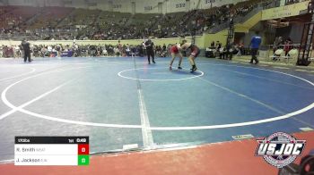 170 lbs Consi Of 8 #1 - Ryker Smith, Weatherford Youth Wrestling vs Jacob Jackson, Elgin Wrestling