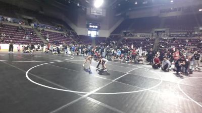 58 lbs Cons. Quarters - Ashe Padilla, Juggernaut WC vs James Devaul, Pikes Peak Warriors Wrestling