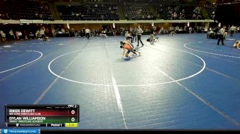 95 lbs Semifinal - Riker Dewitt, Big Game Wrestling Club vs Dylan Williamson, Sebolt Wrestling Academy