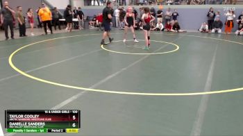 100 lbs Quarterfinal - Taylor Cooley, Arctic Warriors Wrestling Club vs Danielle Sanders, Mid Valley Wrestling Club