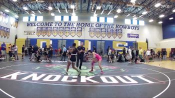 105 lbs 1st Place Match - Scarlett Huaman, Winter Springs High School vs Joslyn Johnson, Flagler Wrestling Club