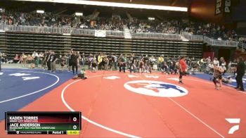 84 lbs Cons. Round 2 - Kaden Torres, Windy City Wrestlers vs Jace Anderson, Moorcroft Mat Masters Wrestling Club