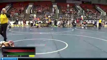 41-47 lbs Round 1 - Zeth Dykhouse, Lowell Wrestling Club vs Sir Michael Johnson, Michigan Center Young Cardinal