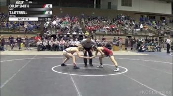 126 lbs Finals: Tanner Litterell vs. Colby Smith