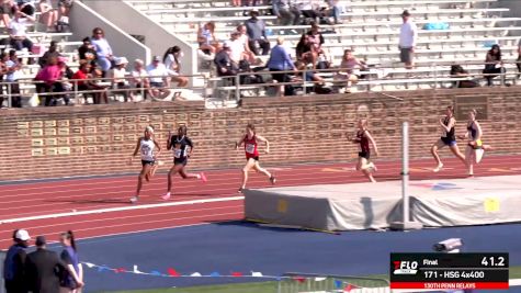 Watch High School Girls Suburban American 4x400 Relay Prelims (Event 171) At 2026 Penn Relays