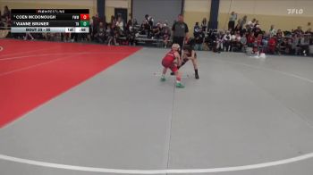 55 lbs Champ. Round 2 - Coen McDonough, Pursuit Wrestling Minnesota vs Vianne Bruner, Team Nazar
