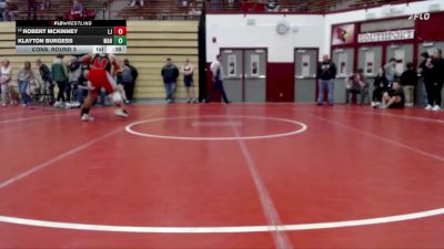 215 lbs Cons. Round 3 - Robert McKinney, Lafayette Jeff vs Klayton Burgess, Marshall