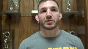 Justin Pearch enjoyed being back on the mat