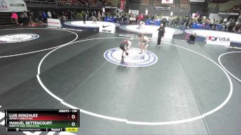 138 lbs Cons. Round 6 - Luis Gonzalez, Infinity Wrestling vs Manuel Bettencourt, Ebbetts Pass Wrestling