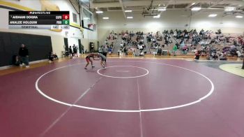 110 lbs Semifinal - Aishani Dogra, Coppell Black vs Analee Holguin, Princeton